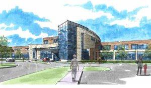 artist rendering of the new Tomah Health facility
