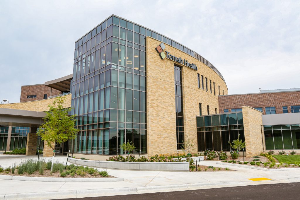 The Tomah Health building exterior