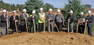 Tomah Memorial Hospital staff at groundbreaking of the new Tomah Health facility