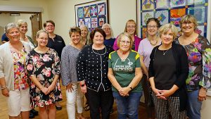 members of the community who made the quilts on display at Tomah Health