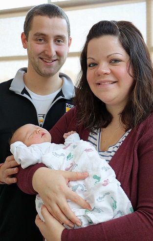 Jon and Samantha Wolff welcomed their daughter on Jan 3, 2017