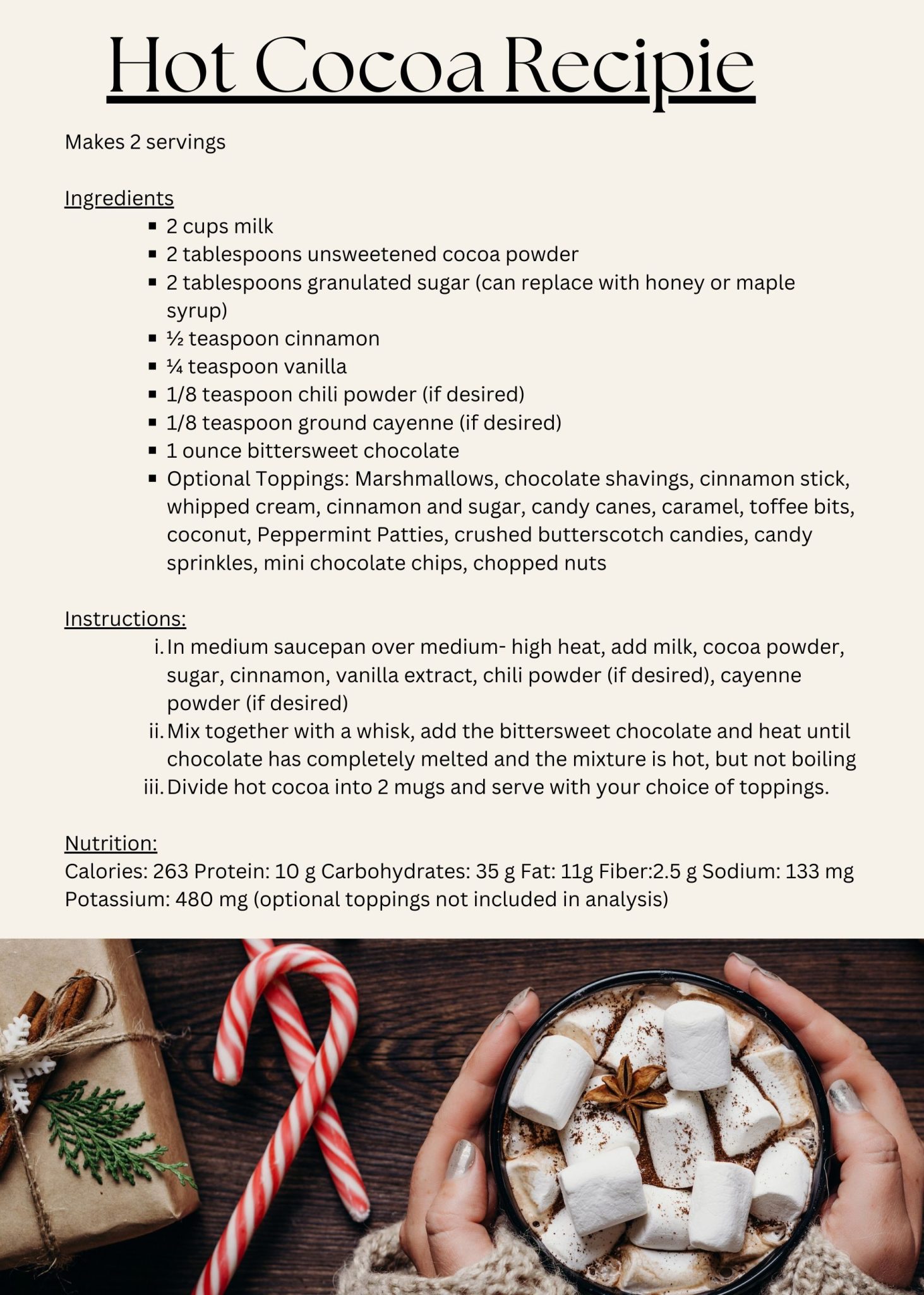 National Hot Cocoa Day! Tomah Health
