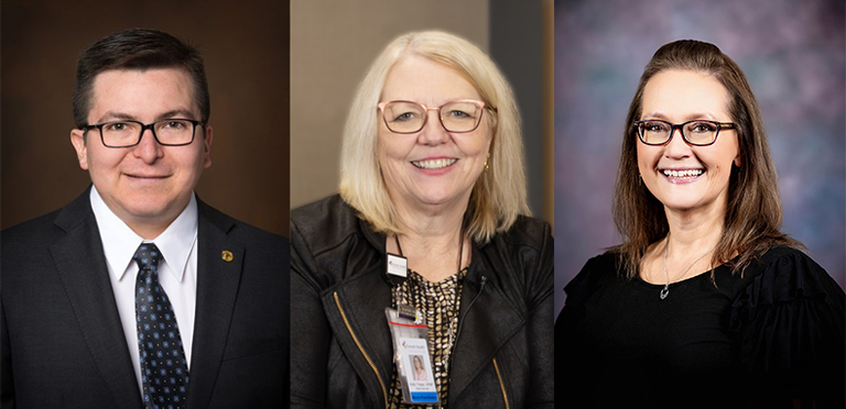 Tomah Health Sleep Services medical director Dr Alexander Villareal, M.D., Sleep Medicine Nurse Practitioners Kelly Thayer, FNP-C, and Mitchelle Schroader, DNP. 